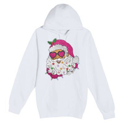 Cool Groovy Sana Claus Holiday Funny Premium Pullover Hoodie