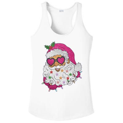 Cool Groovy Sana Claus Holiday Funny Ladies PosiCharge Competitor Racerback Tank