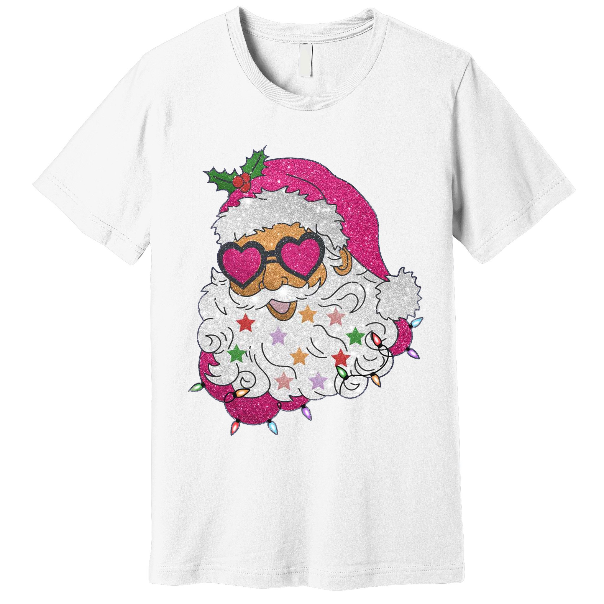Cool Groovy Sana Claus Holiday Funny Premium T-Shirt