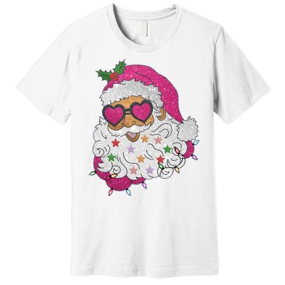 Cool Groovy Sana Claus Holiday Funny Premium T-Shirt