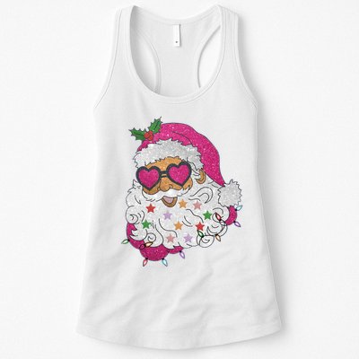 Cool Groovy Sana Claus Holiday Funny Womens Tank Top