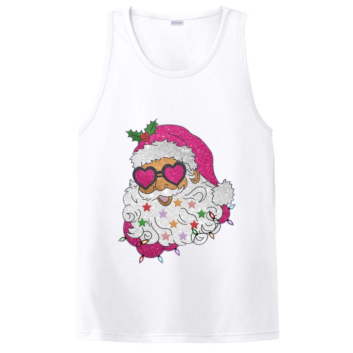 Cool Groovy Sana Claus Holiday Funny PosiCharge Competitor Tank