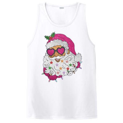 Cool Groovy Sana Claus Holiday Funny PosiCharge Competitor Tank