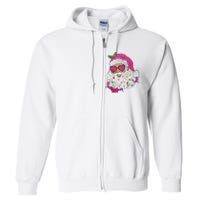 Cool Groovy Sana Claus Holiday Funny Full Zip Hoodie