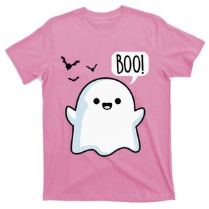 Cute Ghost Saying Boo Ghost Halloween Costume T-Shirt