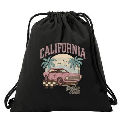 California Golden State Drawstring Bag