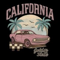 California Golden State Drawstring Bag
