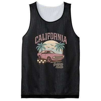 California Golden State Mesh Reversible Basketball Jersey Tank