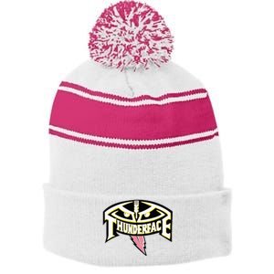 Corner Gas Thunderface Stripe Pom Pom Beanie