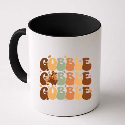 Cute Gobble Turkey Thanksgiving Coffee Mug