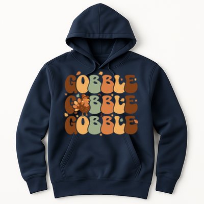 Cute Gobble Turkey Thanksgiving Hoodie