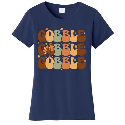 Cute Gobble Turkey Thanksgiving Women's T-Shirt