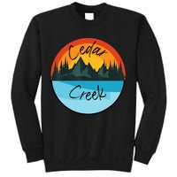 Camping Graphic Tee. Cedar Creek Sweatshirt
