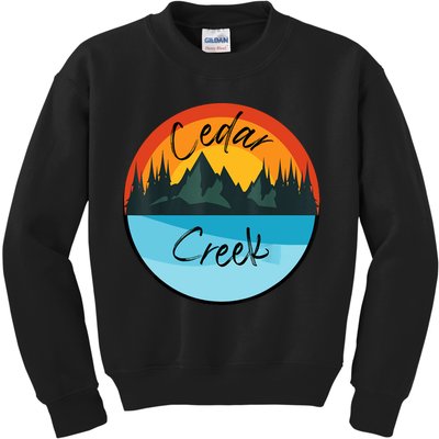 Camping Graphic Tee. Cedar Creek Kids Sweatshirt