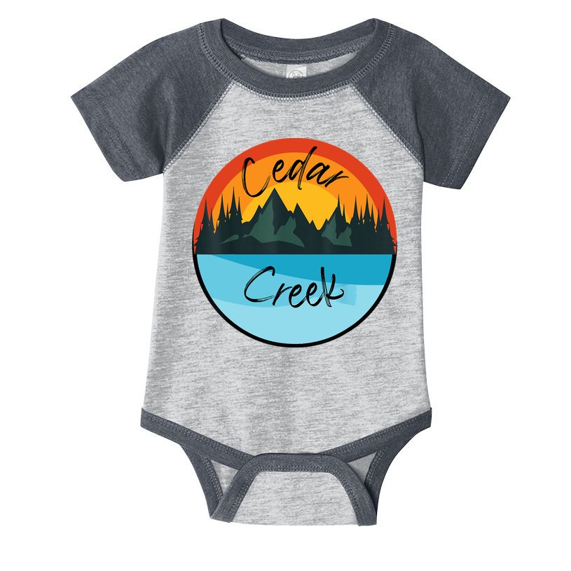 Camping Graphic Tee. Cedar Creek Infant Baby Jersey Bodysuit