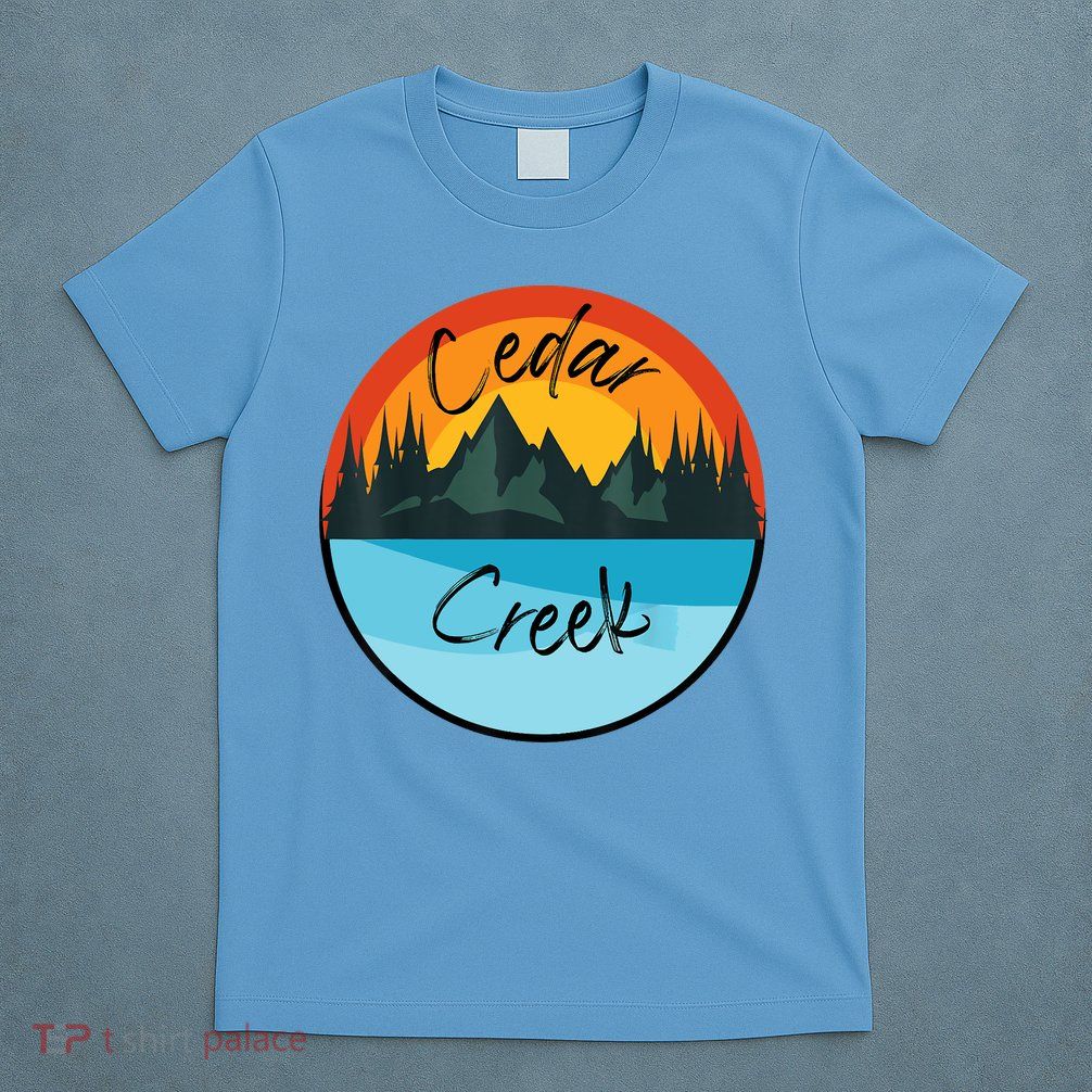 Camping Graphic Tee. Cedar Creek T-Shirt