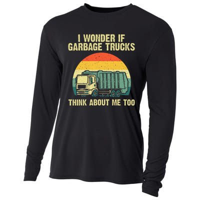 Cool Garbage Truck For Trash Waste Management Cooling Performance Long Sleeve Crew