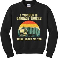 Cool Garbage Truck For Trash Waste Management Kids Sweatshirt