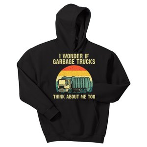 Cool Garbage Truck For Trash Waste Management Kids Hoodie