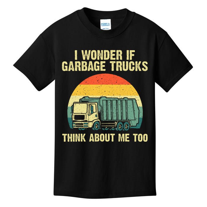 Cool Garbage Truck For Trash Waste Management Kids T-Shirt