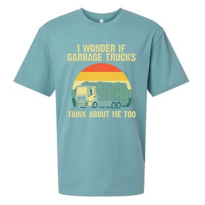 Cool Garbage Truck For Trash Waste Management Sueded Cloud Jersey T-Shirt