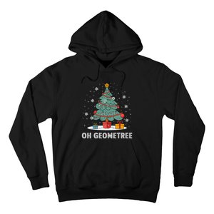 Christmas Geometry Teacher Xmas Math Equations Geometreetree Hoodie