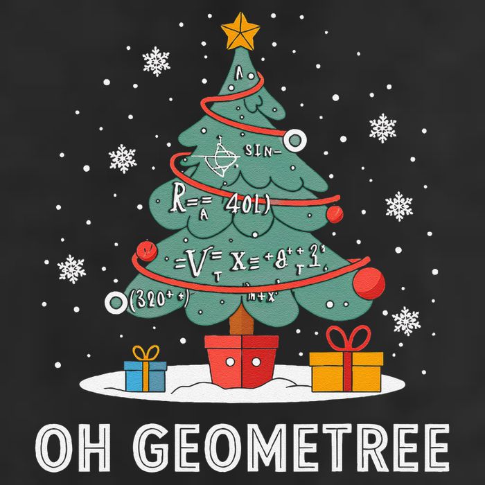 Christmas Geometry Teacher Xmas Math Equations Geometreetree Adult Drive Performance Visor