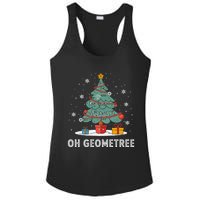 Christmas Geometry Teacher Xmas Math Equations Geometreetree Ladies PosiCharge Competitor Racerback Tank