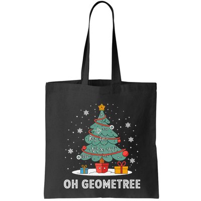Christmas Geometry Teacher Xmas Math Equations Geometreetree Bag