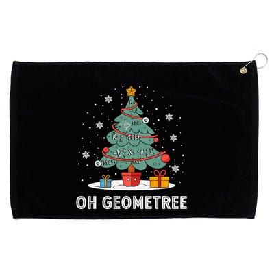 Christmas Geometry Teacher Xmas Math Equations Geometreetree Grommeted Golf Towel