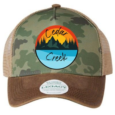 Camping Graphic Tee. Cedar Creek Graphic Tee. Legacy Tie Dye Trucker Hat