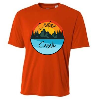 Camping Graphic Tee. Cedar Creek Graphic Tee. Cooling Performance Crew T-Shirt