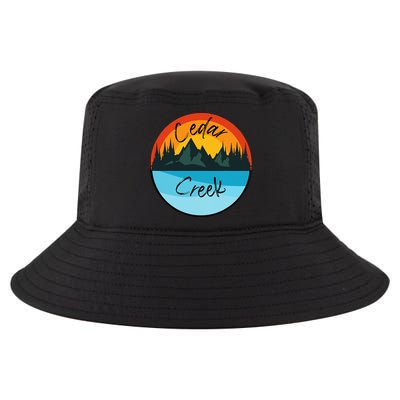 Camping Graphic Tee. Cedar Creek Graphic Tee. Cool Comfort Performance Bucket Hat