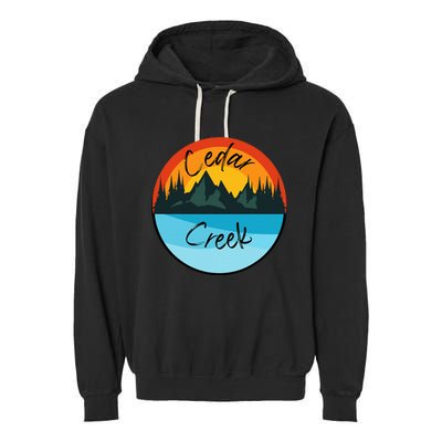 Camping Graphic Tee. Cedar Creek Graphic Tee. Garment-Dyed Fleece Hoodie