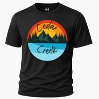 Camping Graphic Tee. Cedar Creek Graphic Tee. Performance Shirt