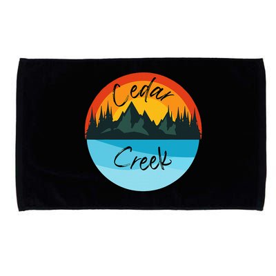 Camping Graphic Tee. Cedar Creek Graphic Tee. Microfiber Hand Towel