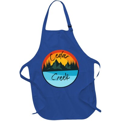 Camping Graphic Tee. Cedar Creek Graphic Tee. Apron