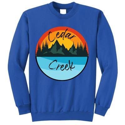 Camping Graphic Tee. Cedar Creek Graphic Tee. Sweatshirt
