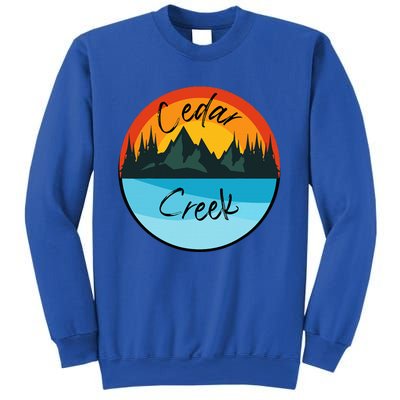 Camping Graphic Tee. Cedar Creek Graphic Tee. Sweatshirt