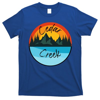 Camping Graphic Tee. Cedar Creek Graphic Tee. T-Shirt