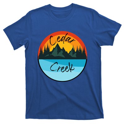 Camping Graphic Tee. Cedar Creek Graphic Tee. T-Shirt