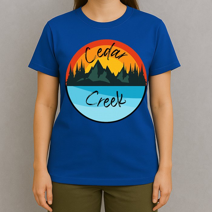 Camping Graphic Tee. Cedar Creek Graphic Tee. T-Shirt