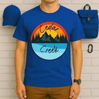 Camping Graphic Tee. Cedar Creek Graphic Tee. T-Shirt