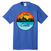 Camping Graphic Tee. Cedar Creek Graphic Tee. Tall T-Shirt