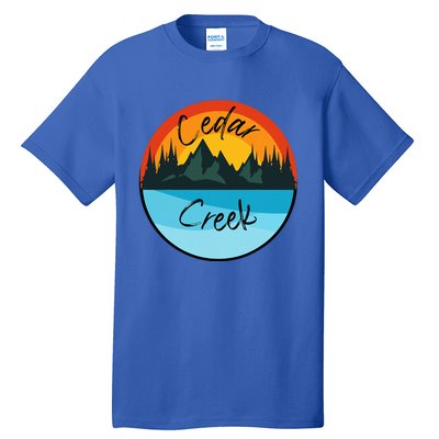 Camping Graphic Tee. Cedar Creek Graphic Tee. Tall T-Shirt