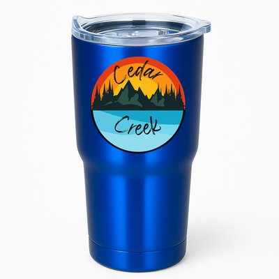 Camping Graphic Tee. Cedar Creek Graphic Tee. Tumbler