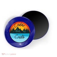 Camping Graphic Tee. Cedar Creek Graphic Tee. Magnet