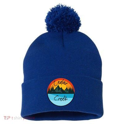 Camping Graphic Tee. Cedar Creek Graphic Tee. Pom Pom 12in Knit Beanie