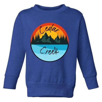 Camping Graphic Tee. Cedar Creek Graphic Tee. Toddler Sweatshirt