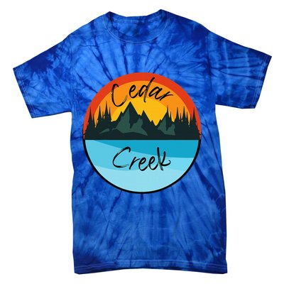 Camping Graphic Tee. Cedar Creek Graphic Tee. Tie-Dye T-Shirt